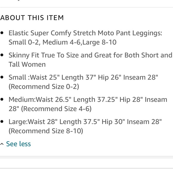 Faux Suede Moto Leggings - Picture 6 of 6